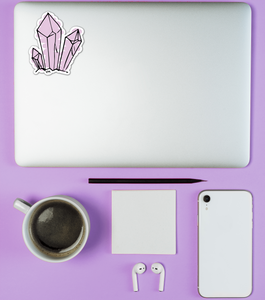 Painted Crystals Sticker
