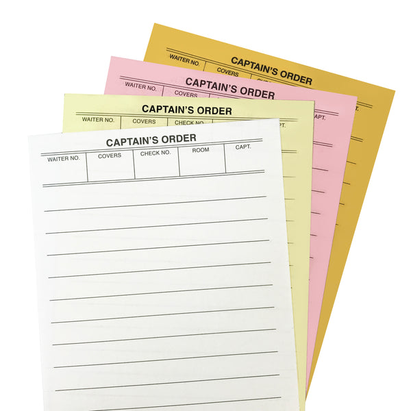 Captain's Order Pads - Impress Prints