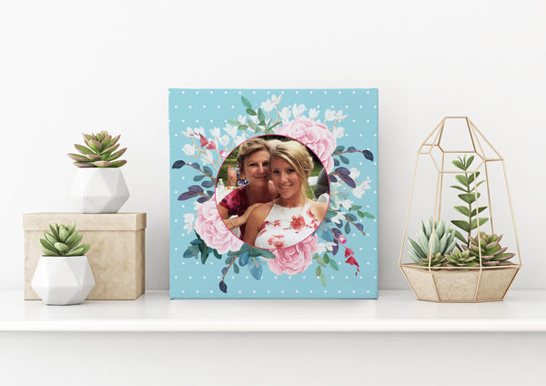 Floral 12 inch Square Canvas - Impress Prints