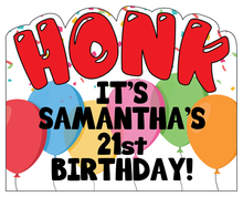 Load image into Gallery viewer, Honk Birthday Car Magnet - Impress Prints