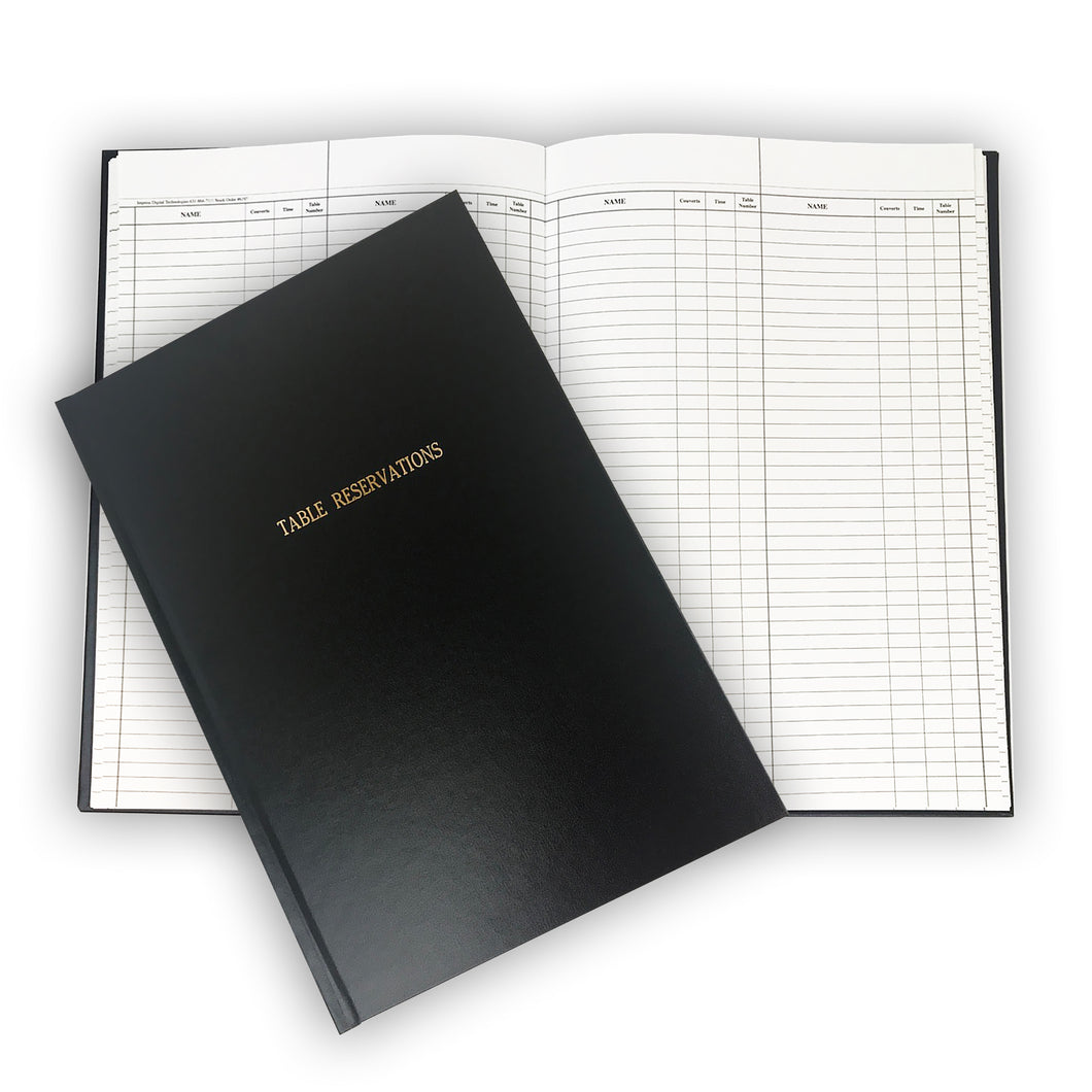 Table Reservation Book - Impress Prints