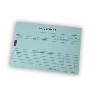 Adjustment Voucher Pad- Pack of 10 - Impress Prints