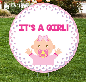 Baby Announcement Lawn Sign - Impress Prints