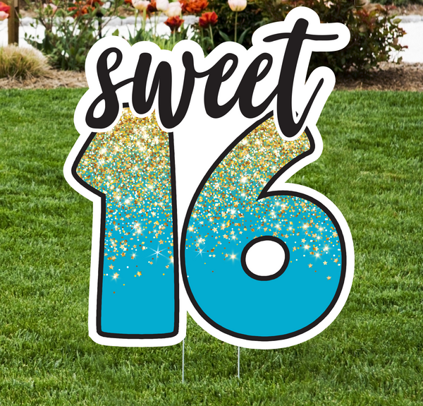 Sweet 16 Lawn Sign - Impress Prints