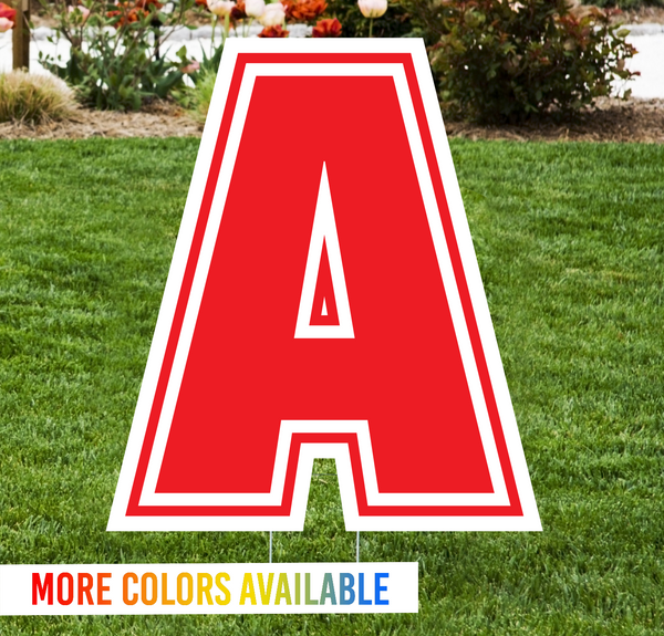 Lawn Sign Individual Letters - Impress Prints