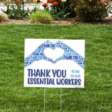 Load image into Gallery viewer, Essential Workers Lawn Sign - Impress Prints