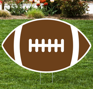 Football Lawn Sign