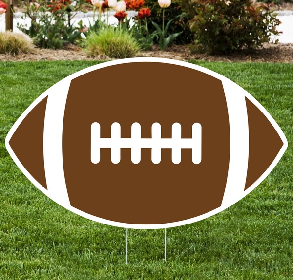 Football Lawn Sign