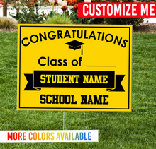 Load image into Gallery viewer, Graduation Lawn Sign - Impress Prints