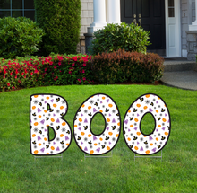 Load image into Gallery viewer, BOO Halloween Lawn Letters