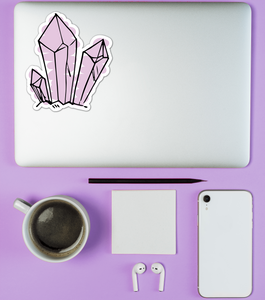 Painted Crystals Sticker