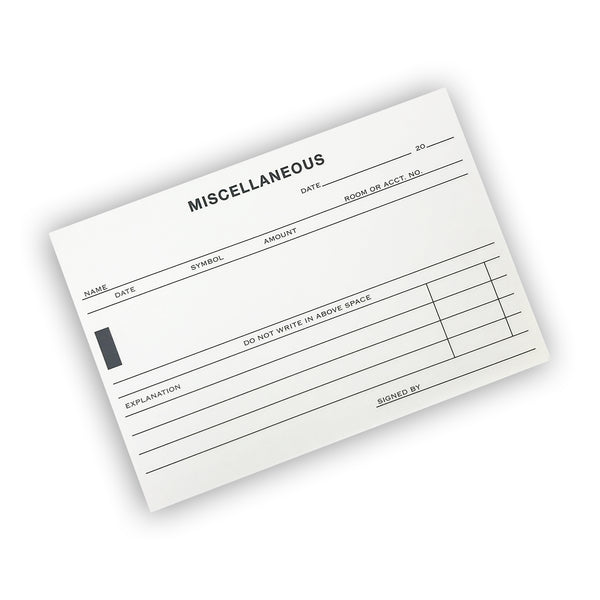 Miscellaneous Pad- Pack of 10 - Impress Prints