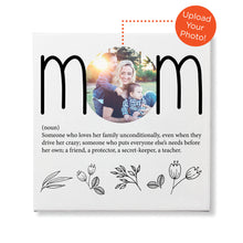 Load image into Gallery viewer, Mom Definition 12 inch Square Canvas - Impress Prints