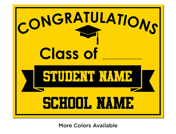 Graduation Lawn Sign - Impress Prints