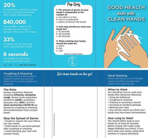 Hand Sanitizer Mini Brochure - Impress Prints