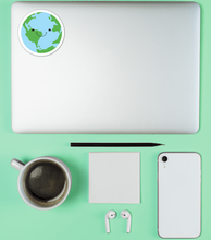 Load image into Gallery viewer, Cute Earth Sticker