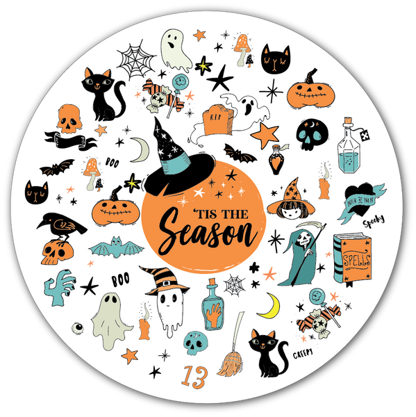 Tis the Season Halloween Sticker