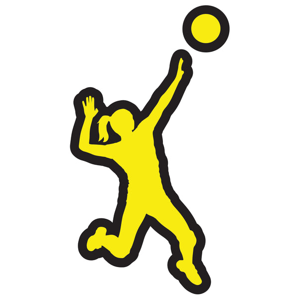 Volleyball Player Decal - Impress Prints