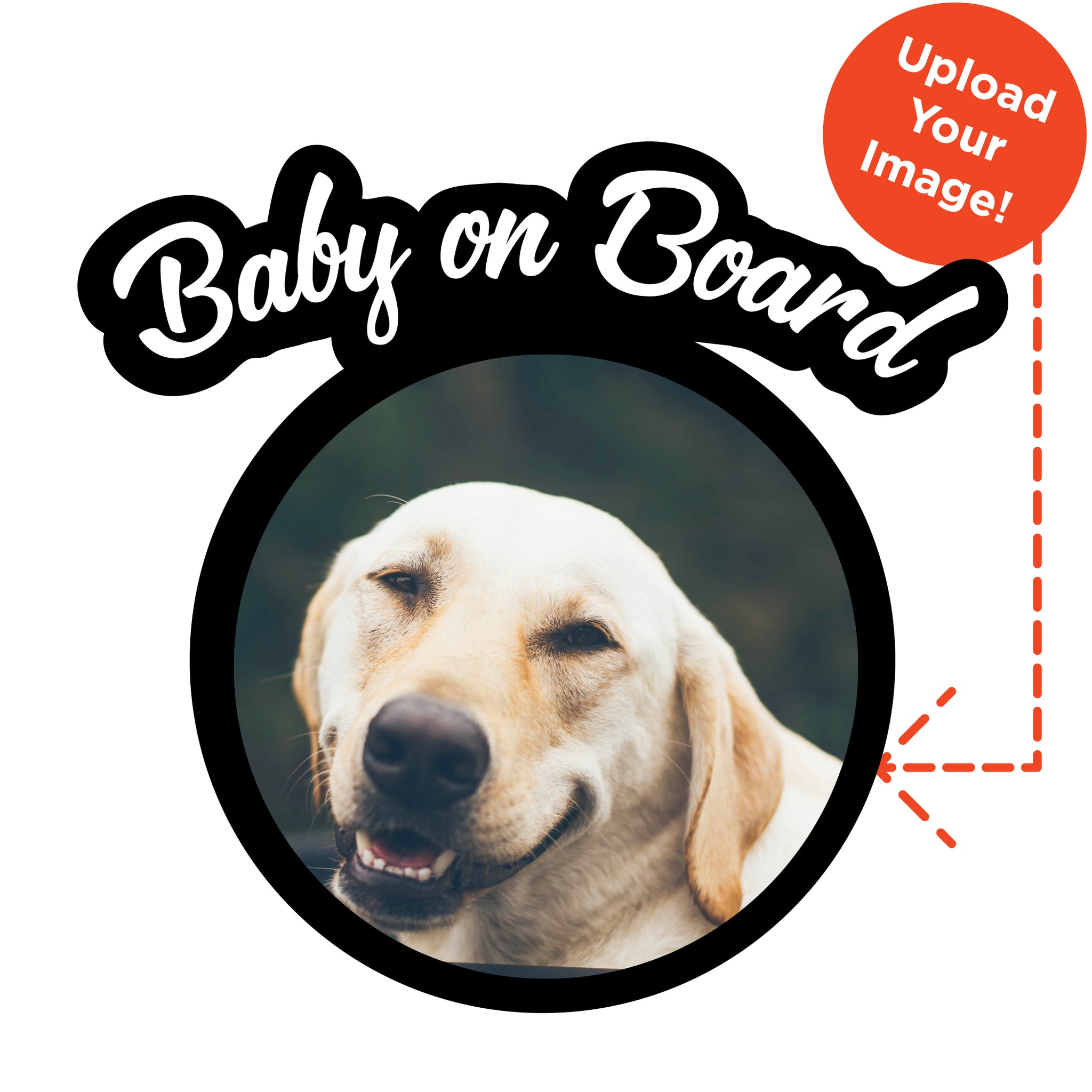 Personalized Baby on Board Sticker