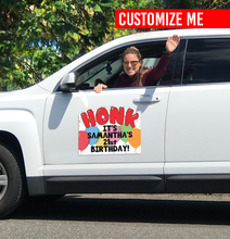 Load image into Gallery viewer, Honk Birthday Car Magnet - Impress Prints