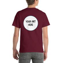 Load image into Gallery viewer, Custom Back Print Unisex Short-Sleeve T-Shirt - Impress Prints