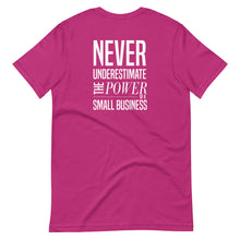 Load image into Gallery viewer, Power of Small Business Unisex T-Shirt - Impress Prints