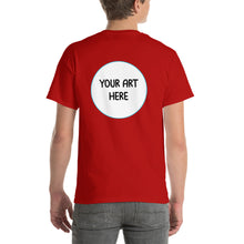 Load image into Gallery viewer, Custom Back Print Unisex Short-Sleeve T-Shirt - Impress Prints