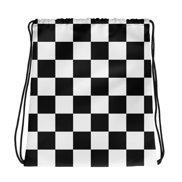 Checkered Drawstring bag - Impress Prints