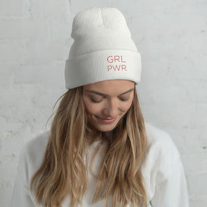 GRL PWR Cuffed Beanie - Impress Prints