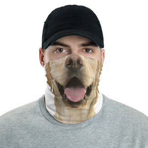 Yellow Lab Face and Neck Cover - Impress Prints