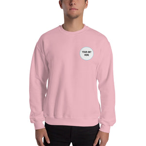 Custom Pocket Print Pullover Unisex Sweatshirt - Impress Prints