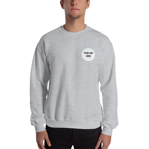 Custom Pocket Print Pullover Unisex Sweatshirt - Impress Prints