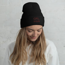 Load image into Gallery viewer, GRL PWR Cuffed Beanie - Impress Prints