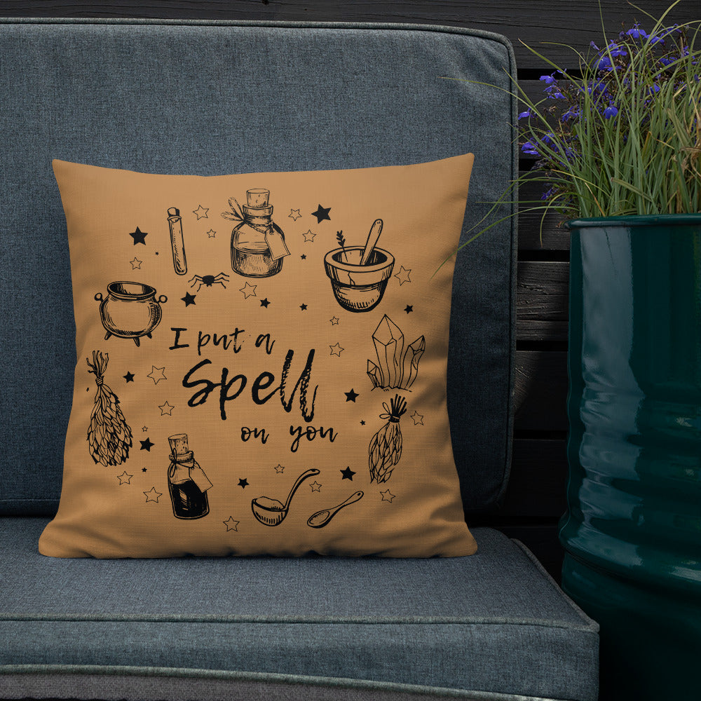 I Put a Spell On You Pillow - Impress Prints