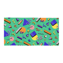 Load image into Gallery viewer, 90&#39;s Print Beach Towel - Impress Prints