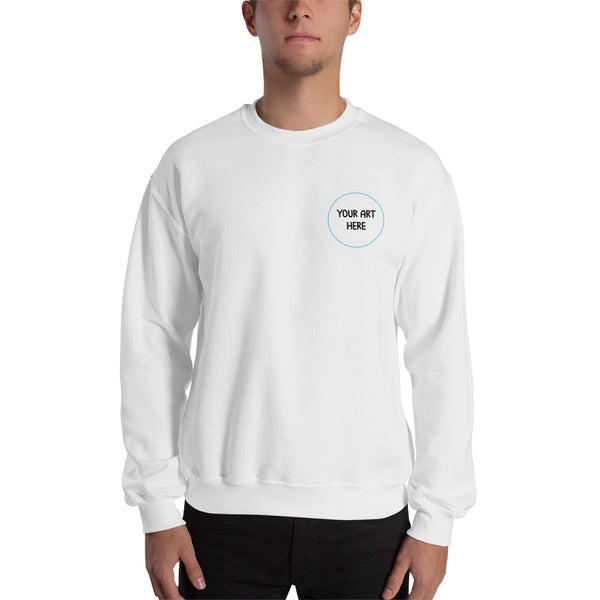 Custom Pocket Print Pullover Unisex Sweatshirt - Impress Prints