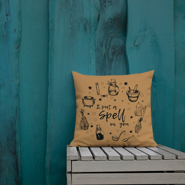 I Put a Spell On You Pillow - Impress Prints